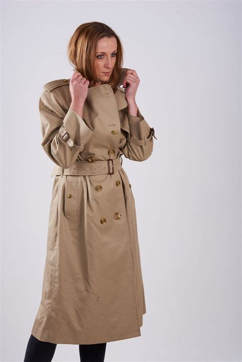 burberry trench coat women vintage|burberry classic trench coat women.